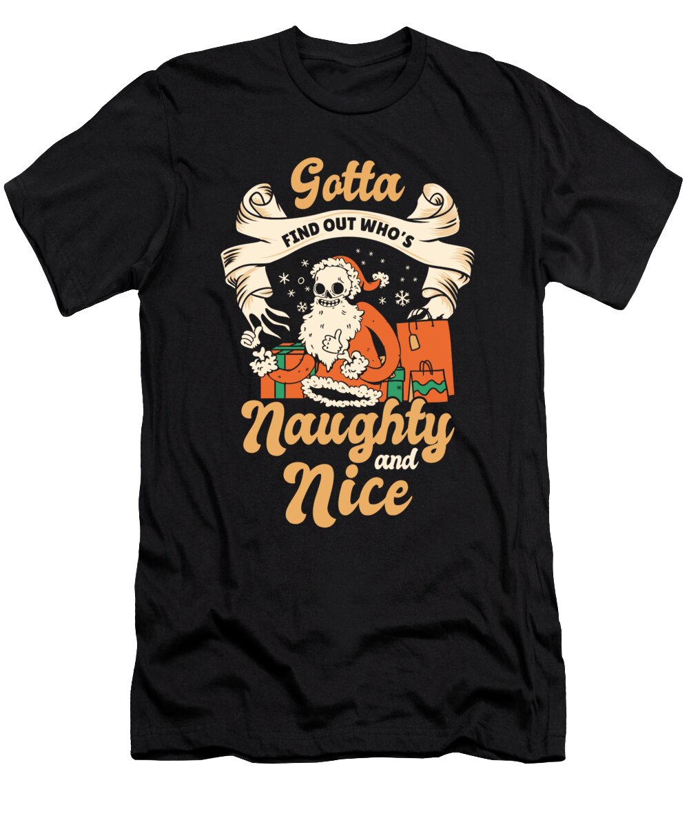 3 Scary Santa Skull Christmas Holiday Horror Toms Store T-Shirt