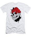 3 Skulls and Roses Gothic Bones Skeleton Death Grave Aesthetic Dark Toms Store T-Shirt