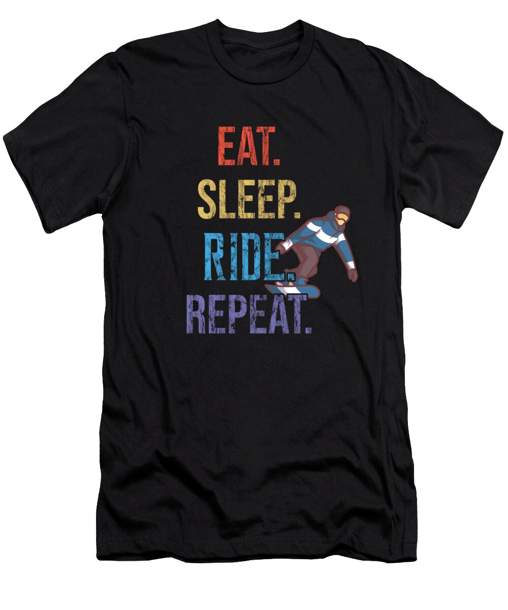 3 Snowboard Boarder Snooper Winter Sports Gift Fuzius T-Shirt