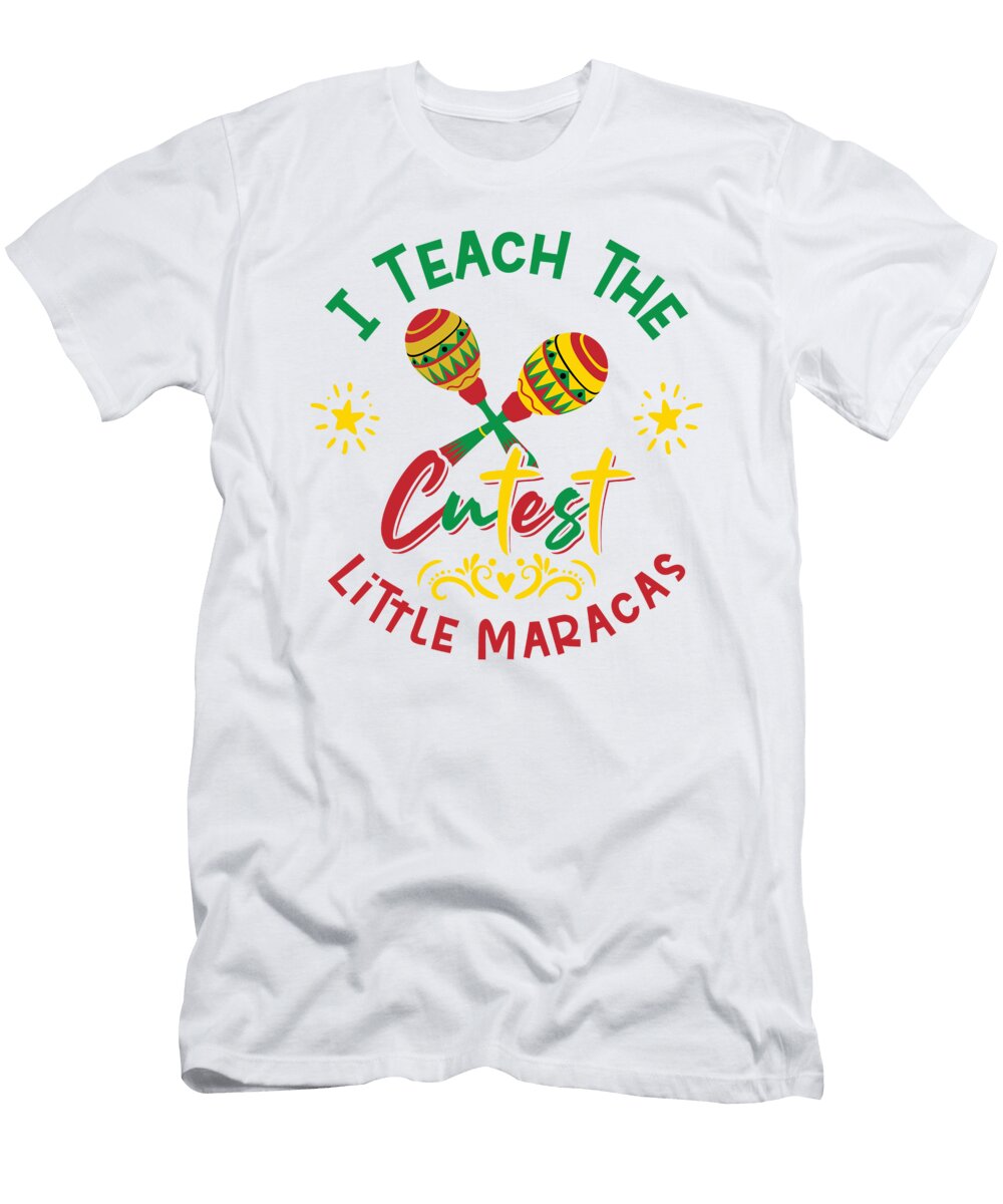 3 Teacher Little Maracas Cinco De Mayo Toms Store T-Shirt