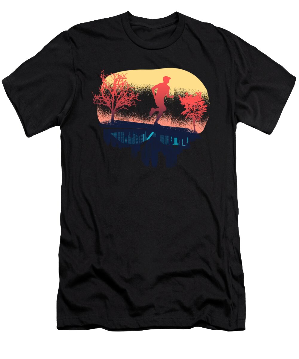 3 Ultra Run Wonderful Nature Greenoptix T-Shirt