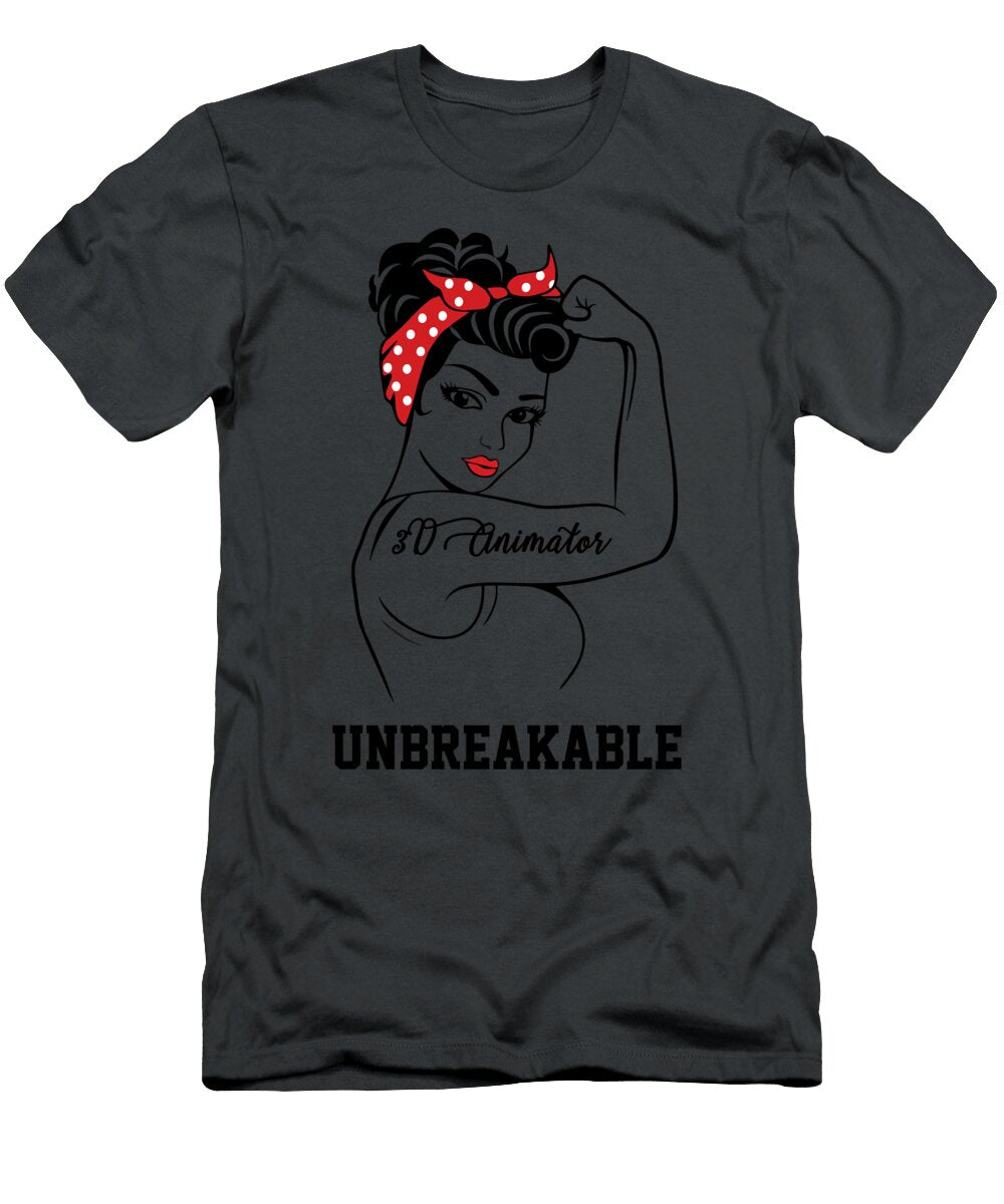 3d Animator Unbreakable Job T-Shirt