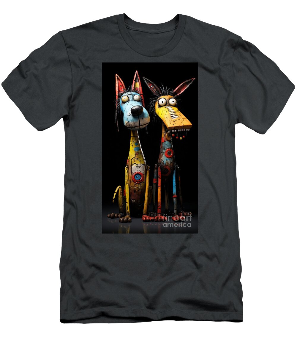 3d Art Brut in the Style of Takashi Murakami By Asar Studios Celestial Images T-Shirt