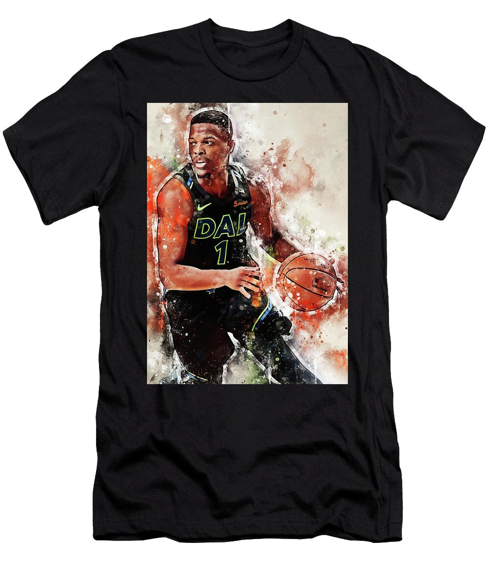4 Art Dennis Smith Jr Dennissmithjr Dennis Smith Jr New York Knicks Player Dennis Smith Jr Dallas Mave Wrenn Huber T-Shirt