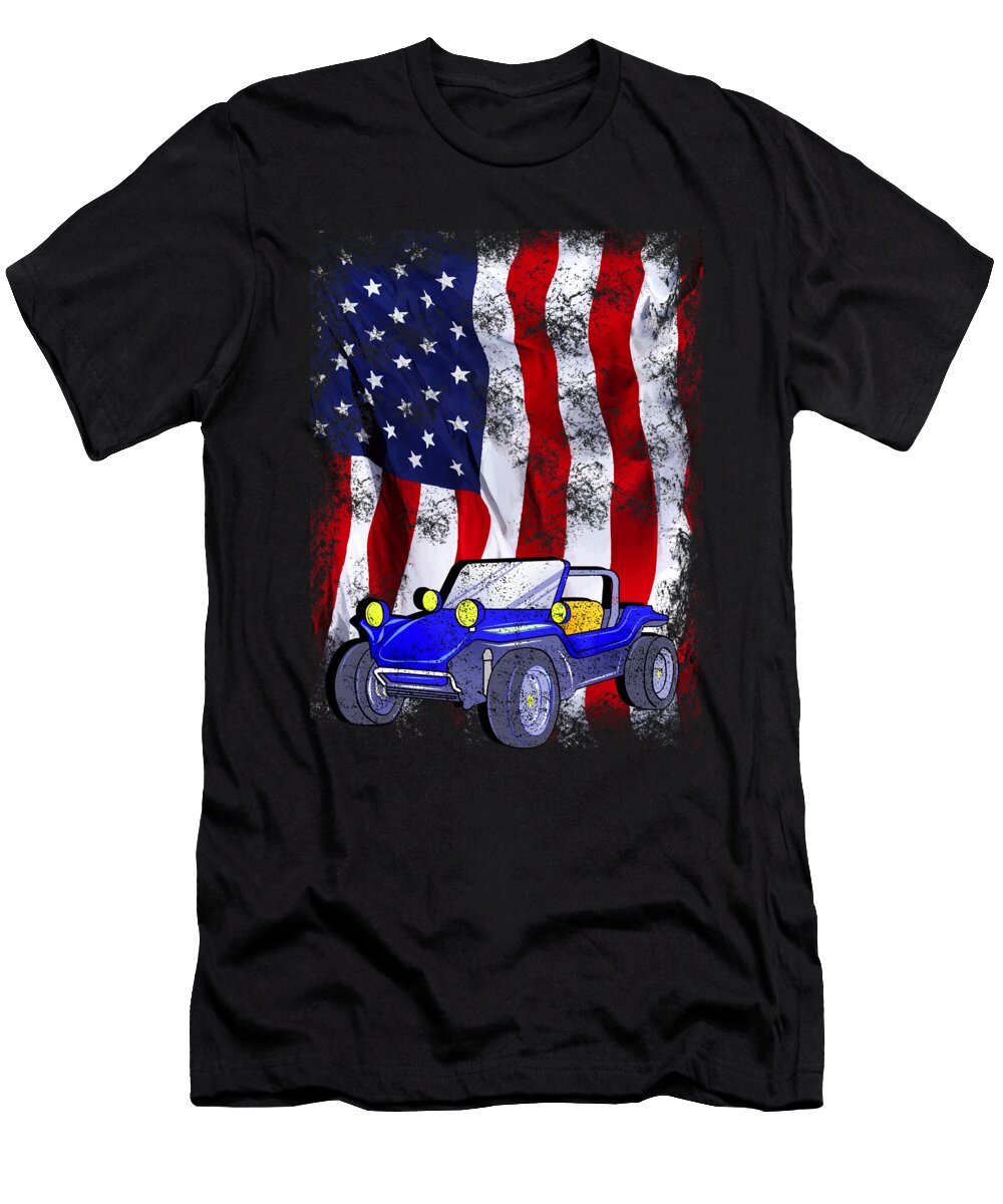 4 Dune Buggy Graphic Beach Buggy Rc Car Truck Gift Muc Designs T-Shirt