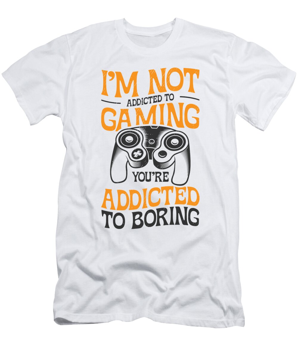 4 Gaming Addiction Gamer Playing Videogame Toms Store T-Shirt