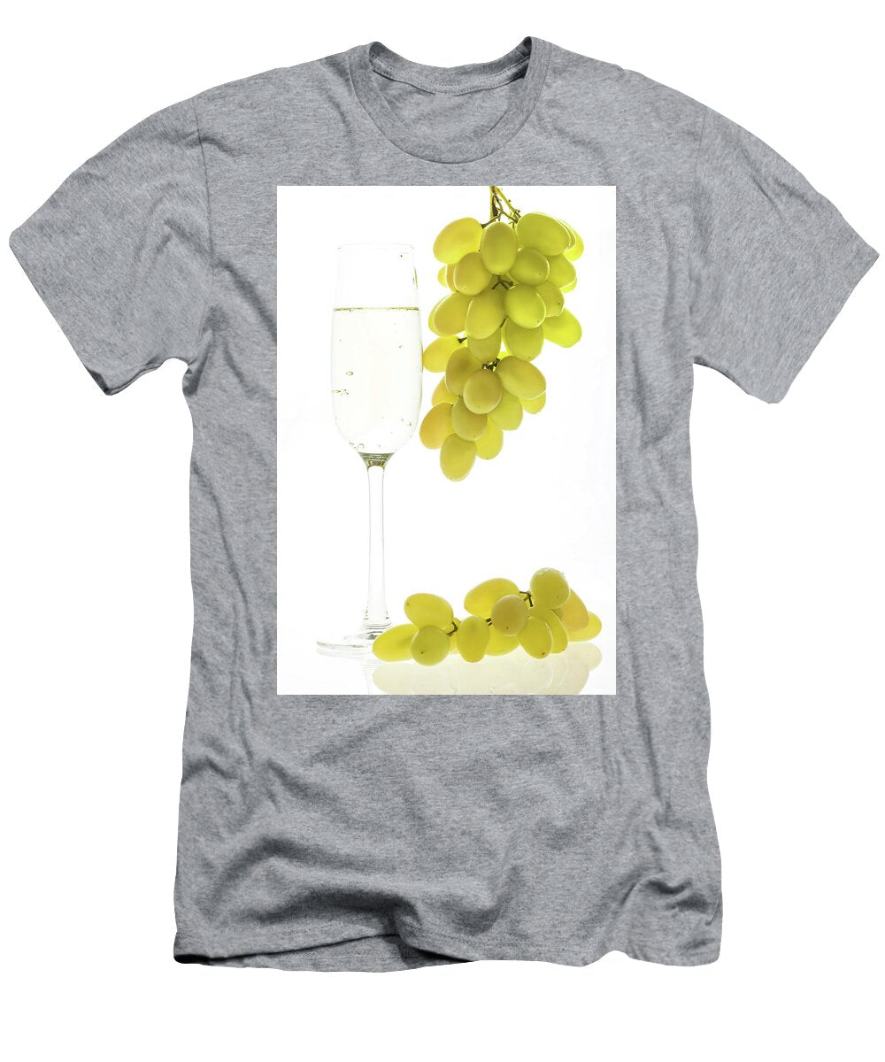 4 Glass of Champagne and Grapes Oleg Yermolov T-Shirt