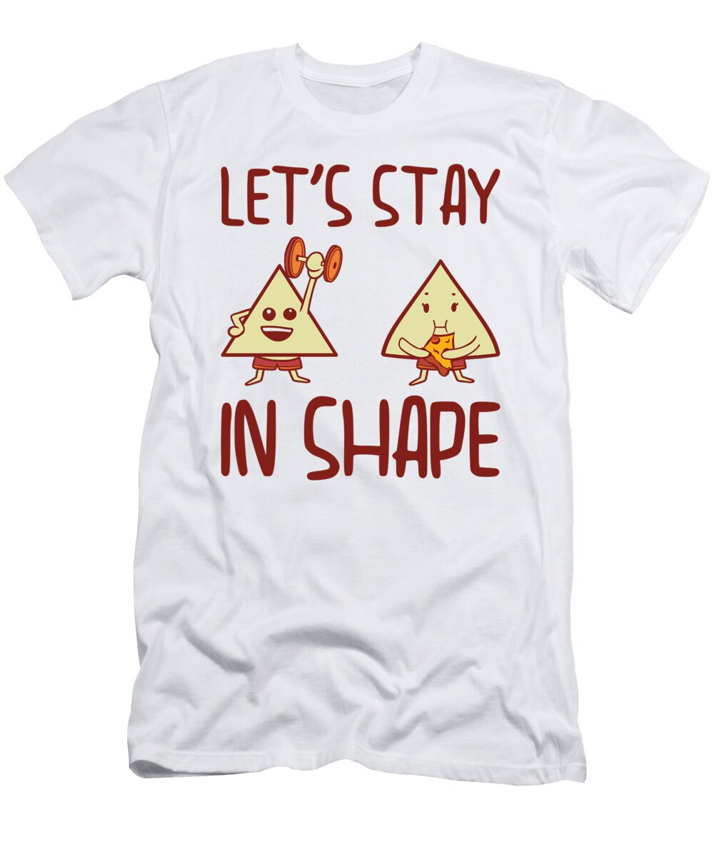 4 Gym Cute Motivational Geometric Shapes Working Out Toms Store T-Shirt