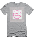 4 Happy Birthday Emblem See on Pillows Curtains Duvet Covers Phone Cases Greeting Cards Navin Joshi T-Shirt