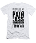 4 My Girlfriend Is Valentines Day Couples in Love Toms Store T-Shirt