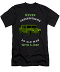 4 Never Underestimate an Old Man with a Jeep Tinh Tran Le Thanh T-Shirt
