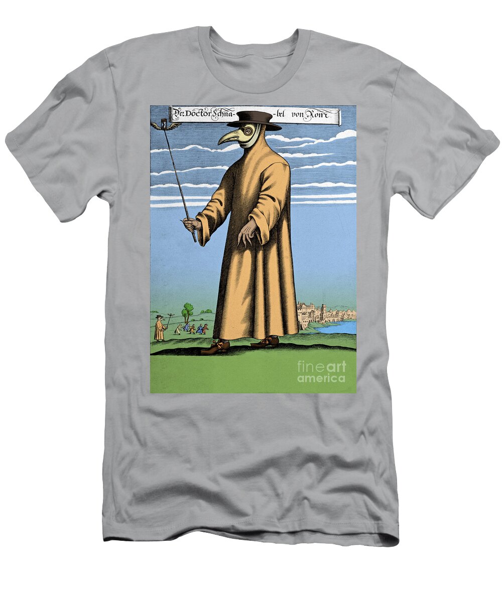 4 Plague Doctor 17th Century Science Source T-Shirt
