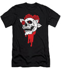 4 Skulls and Roses Gothic Bones Skeleton Death Grave Aesthetic Dark Toms Store T-Shirt