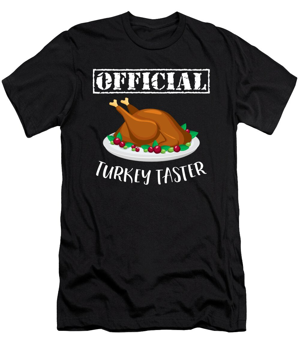 4 Thanksgiving Day Turkey Gift for Fall Holiday Dark Nikita Goel T-Shirt