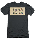 4 Vespa Vintage Scooters Aaaah Eeeek Studio T-Shirt