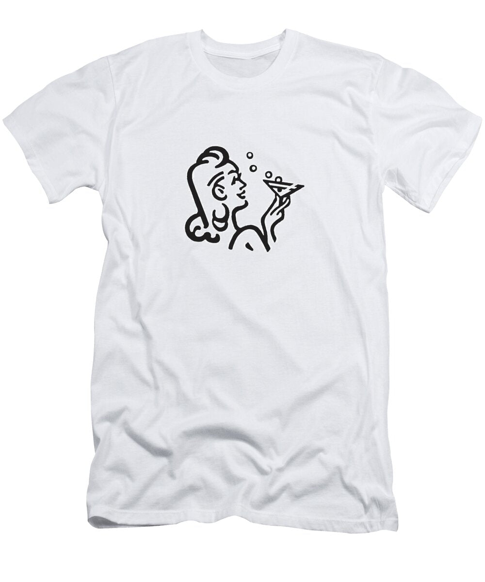 4 Woman Holding Cocktail Csa Images T-Shirt