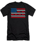 4th of July US Flag Fireworks German Shepherds Sophie Eleanor T-Shirt