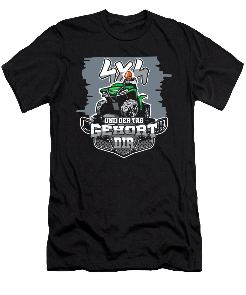4x4 Quad Quads Quadfahrer Motorsport Atv Offroad Gift Thomas Larch T-Shirt