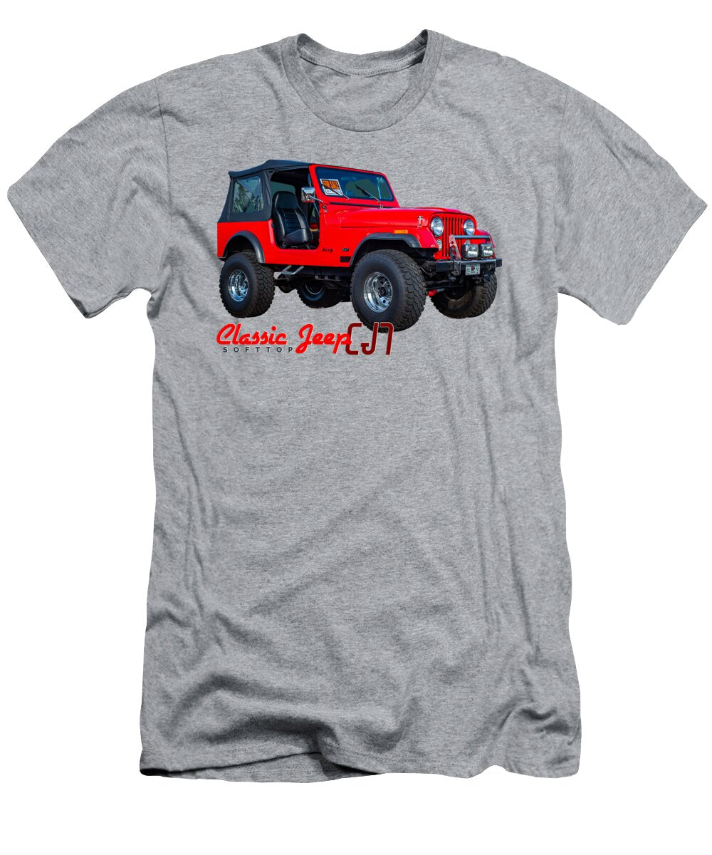 5 Classic Jeep Cj7 Softtop Gestalt Imagery T-Shirt