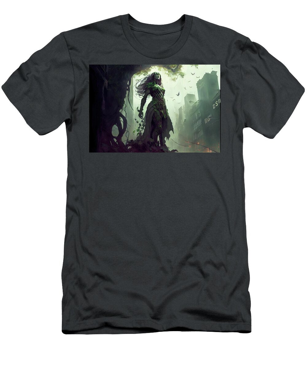 5 Giants Vines Attack the City Beautiful Witch Watch Jacques Evangelista T-Shirt