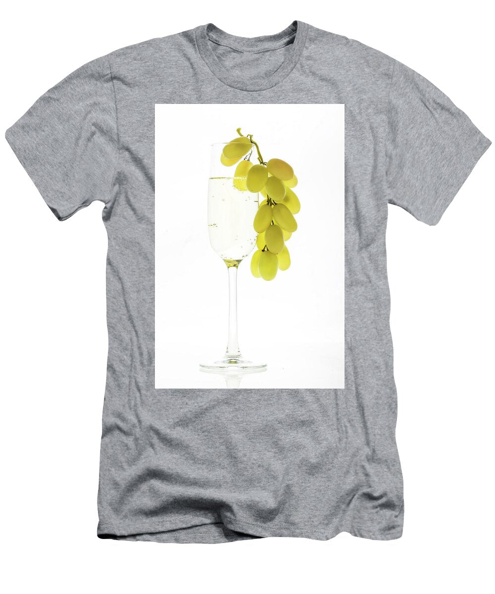 5 Glass of Champagne and Grapes Oleg Yermolov T-Shirt