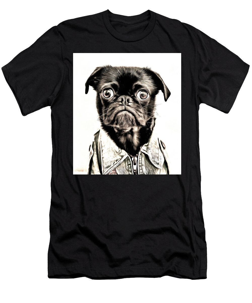 5 Goofy Dog Series Ian Kydd Miller T-Shirt