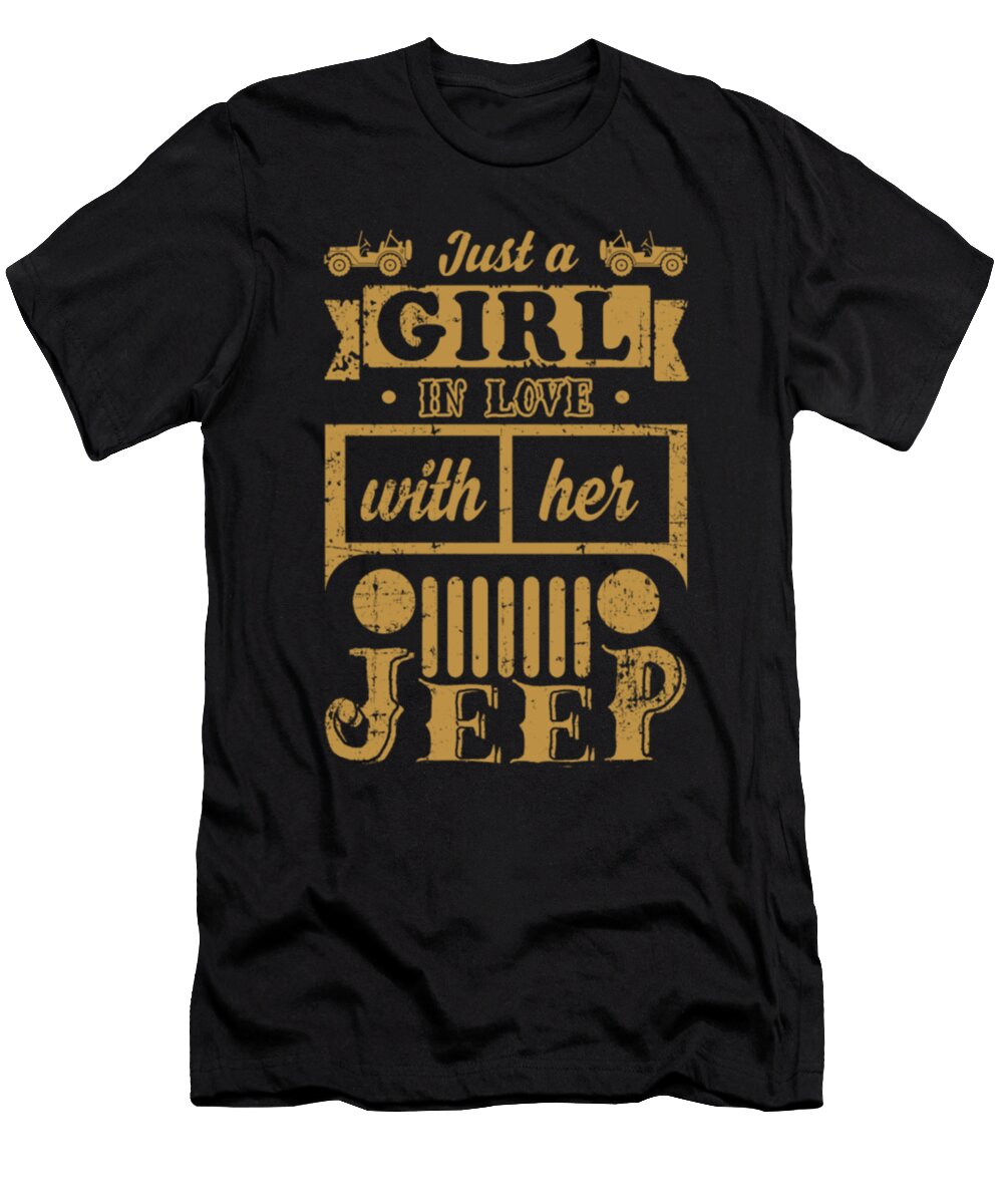 5 Just a Girl in Love with Her Jeep Tinh Tran Le Thanh T-Shirt