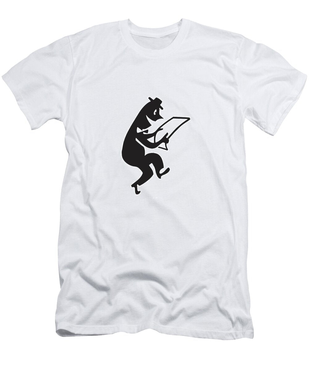 5 Man Reading a Document Csa Images T-Shirt