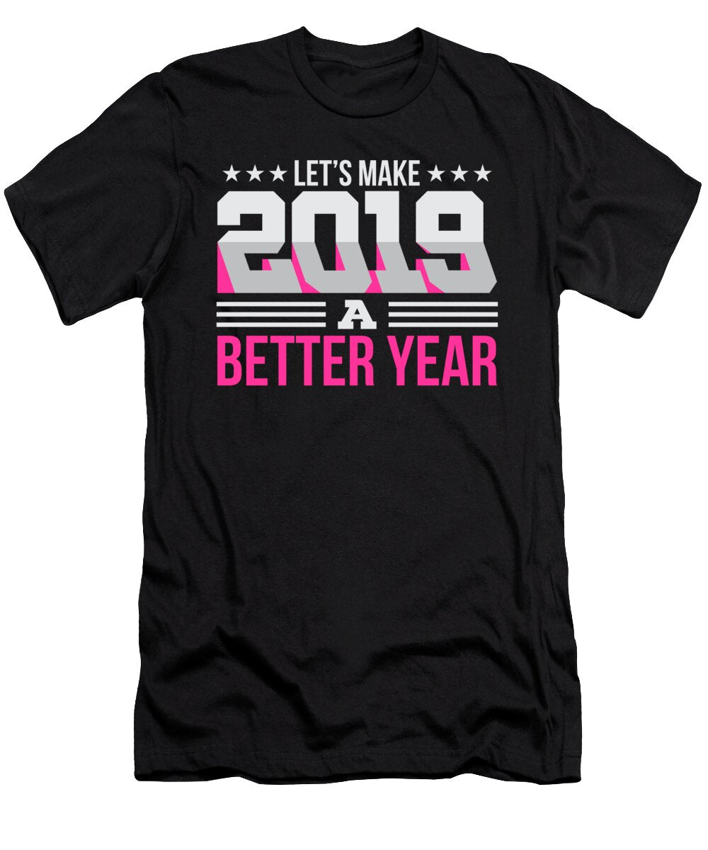 5 New Years Eve Happy New Year 2019 Fireworks Gift Teequeen2603 T-Shirt