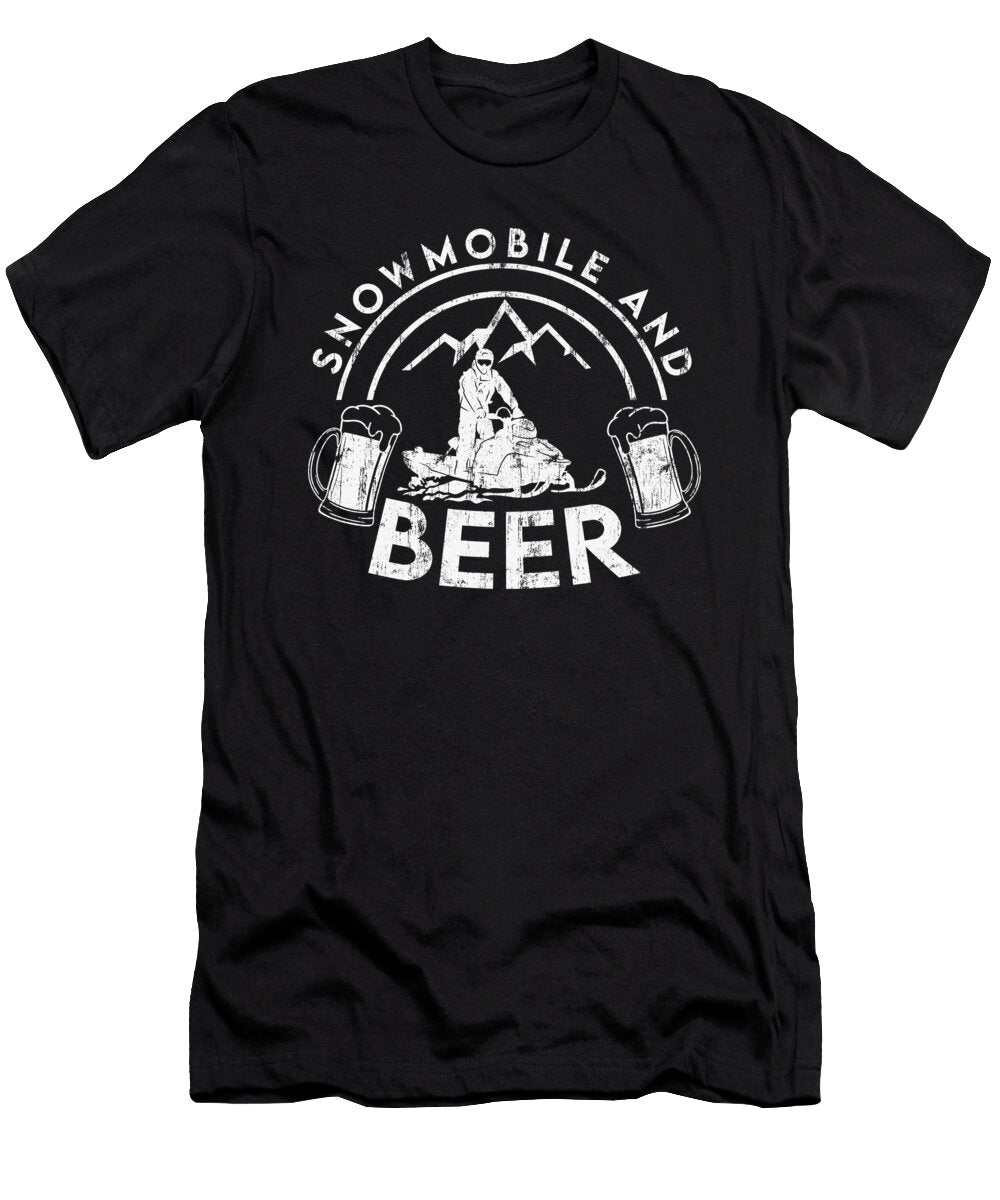 5 Snowmobile Snow Machine Jonathan Kraske T-Shirt