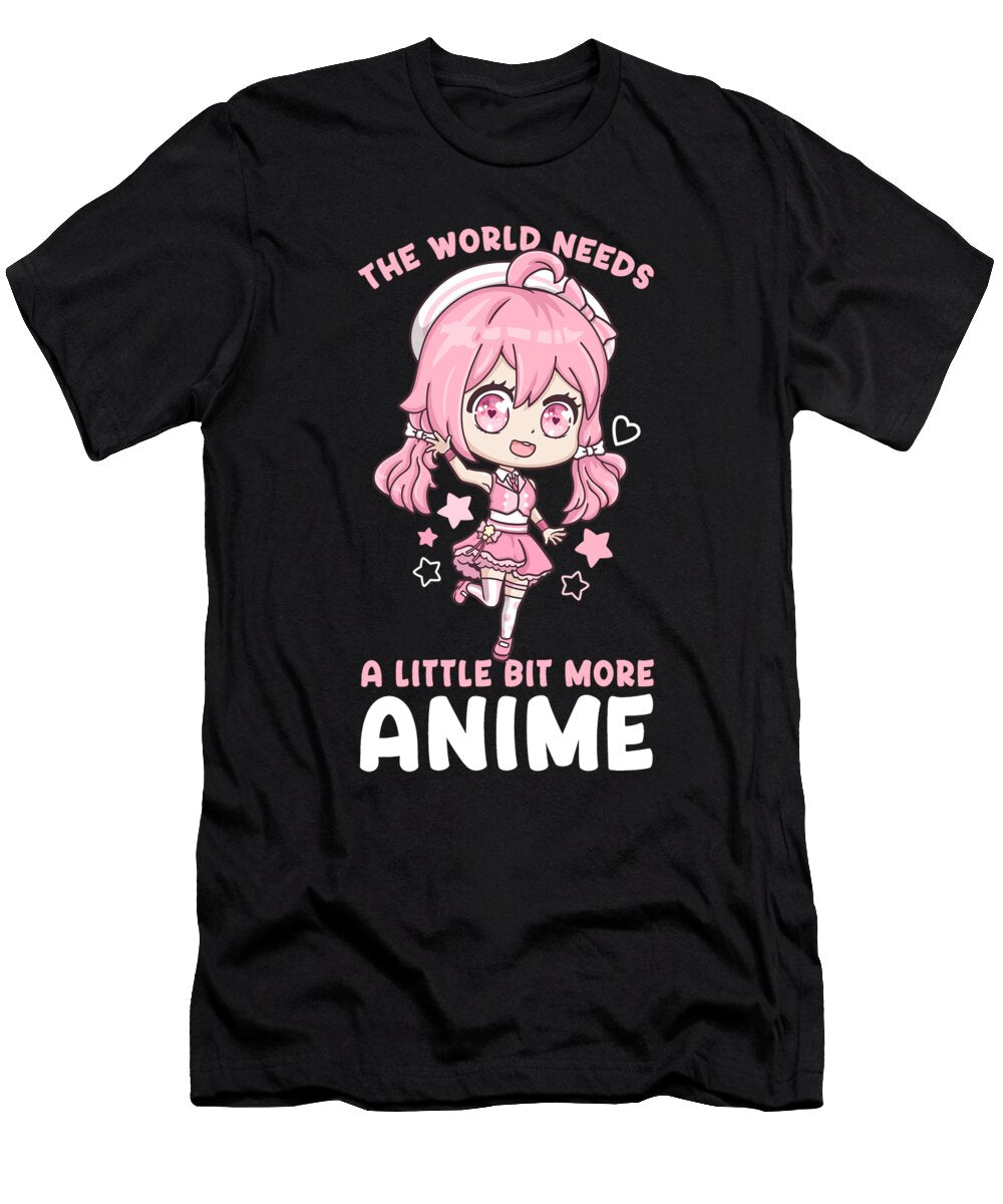5 the World Needs a Little Bit More Anime I Kawaii Bi Nutz T-Shirt