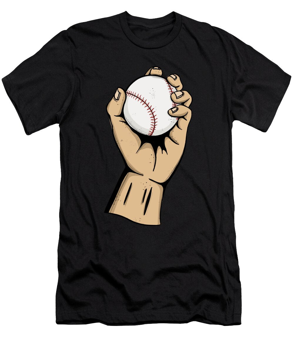 6 Baseball Player Baseballer Crazy Squirrel T-Shirt