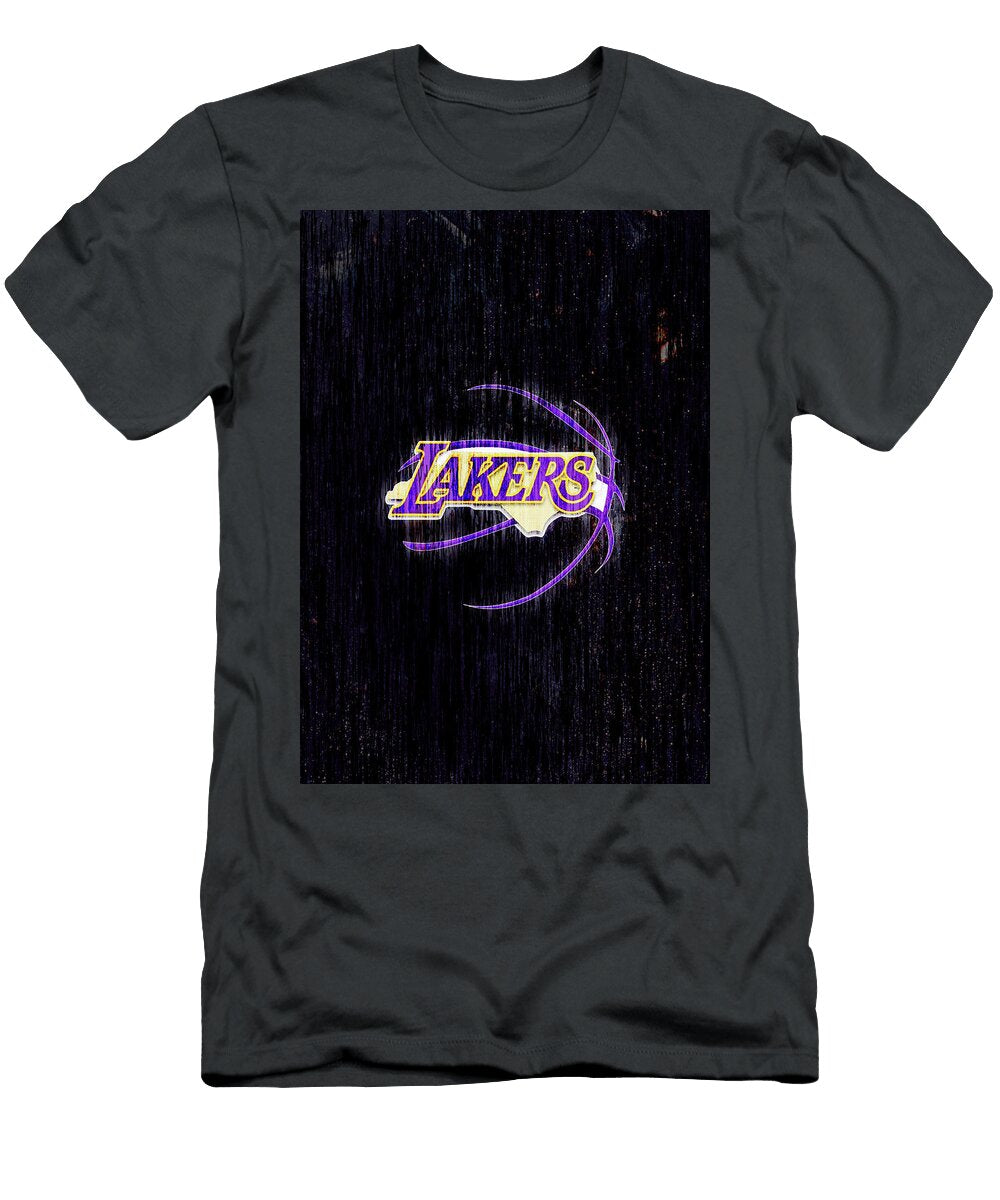 6 Basketball Los Angeles Lakers Leith Huber T-Shirt