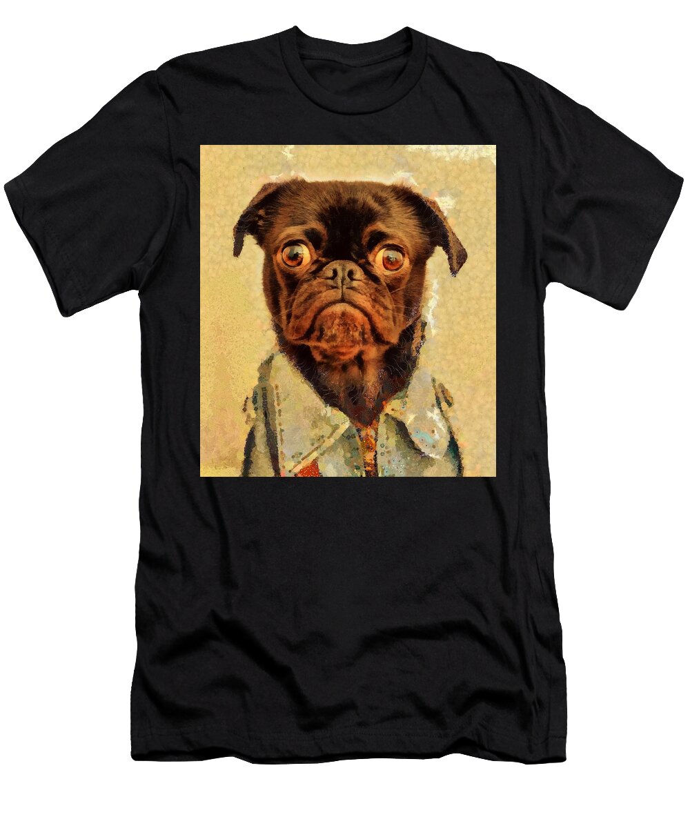 6 Goofy Dog Series Ian Kydd Miller T-Shirt