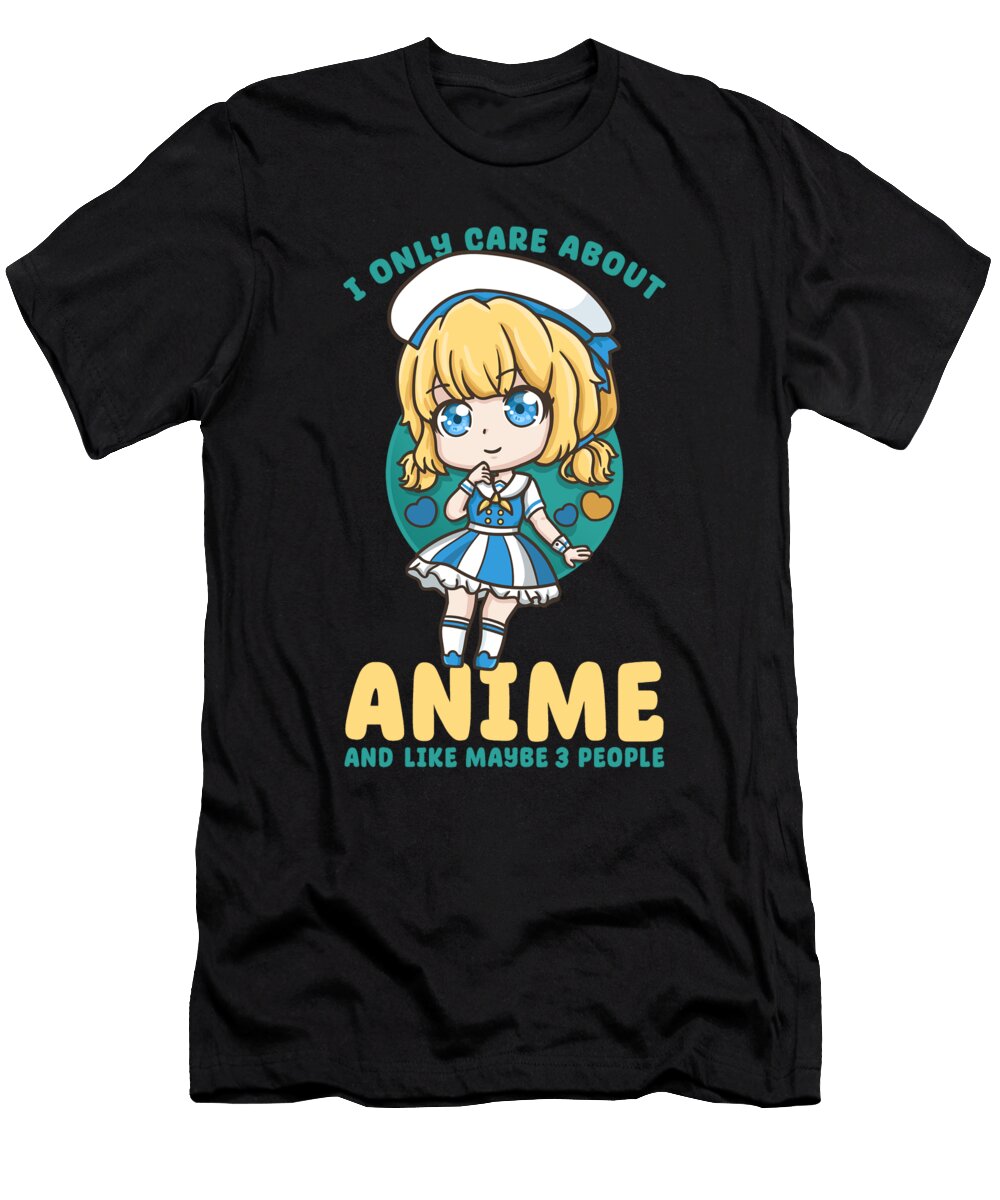 6 I Only Care About Anime and Maybe 3 People Bi Nutz T-Shirt