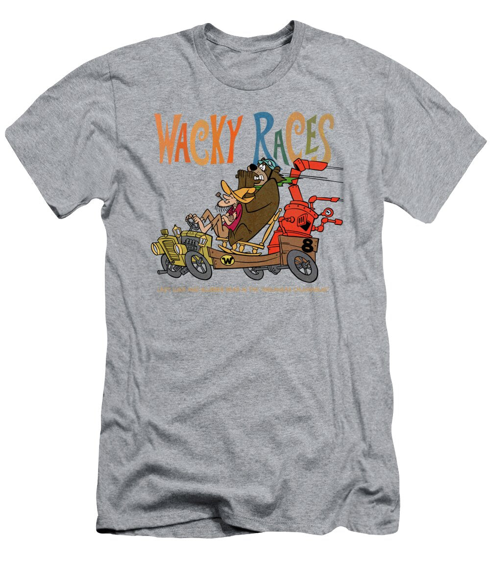 60s Wacky Races Cartoon Lazy Luke and Blubber Bear in the Arkansas Chugga Bug Glen Evans T-Shirt