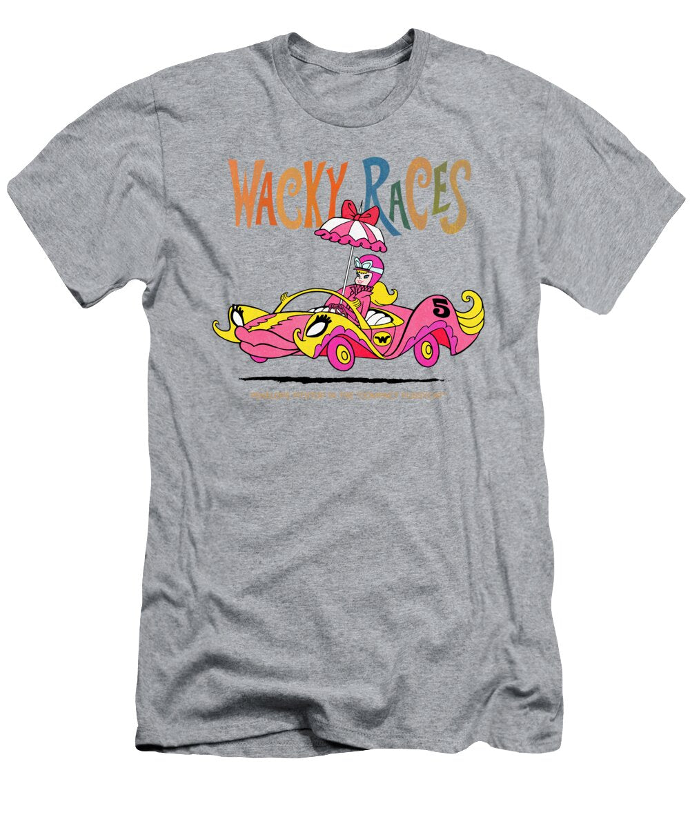 60s Wacky Races Cartoon Penelope Pitstop in the Compact Pussycat Glen Evans T-Shirt