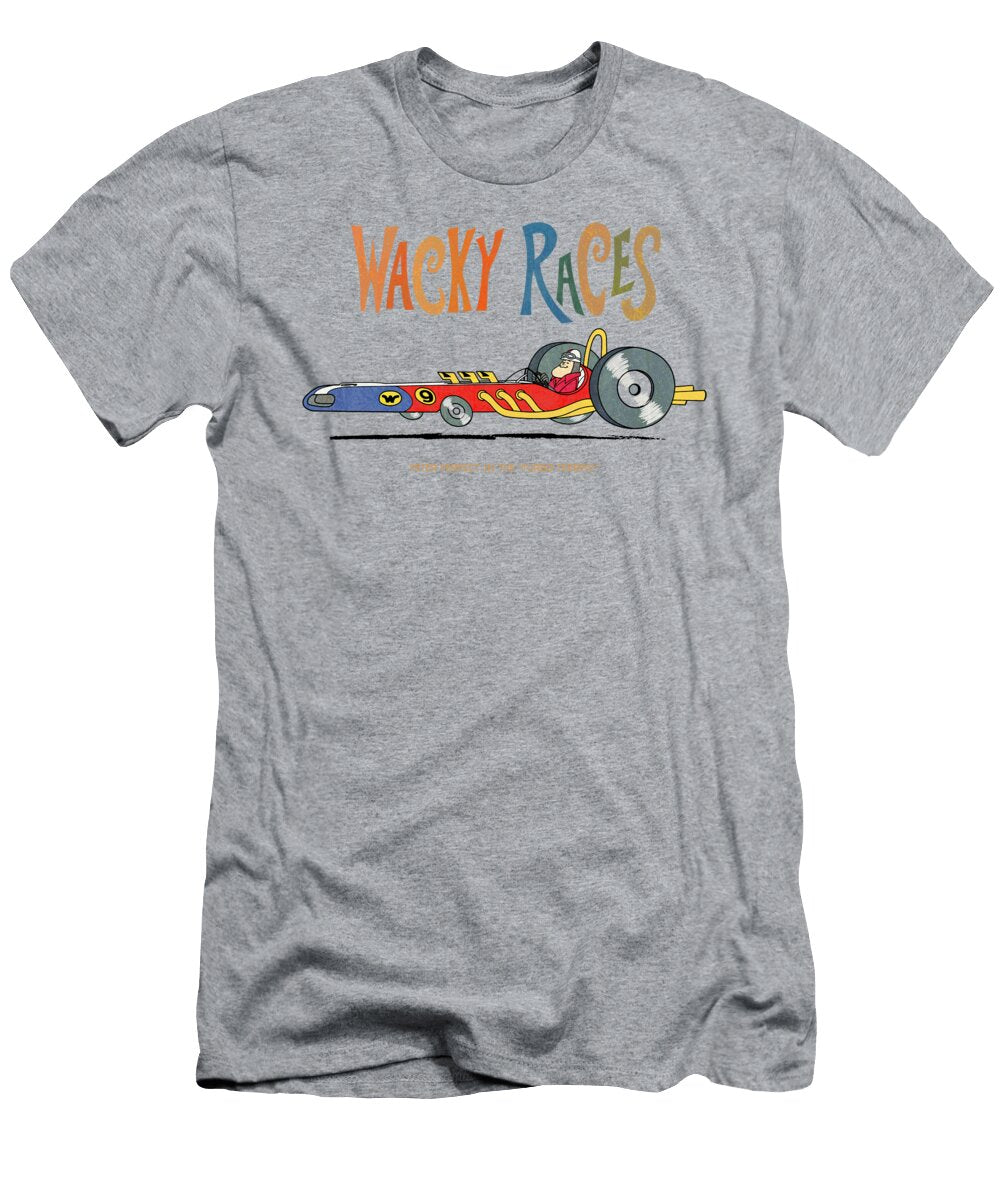 60s Wacky Races Cartoon Peter Perfect in the Turbo Terrific Glen Evans T-Shirt