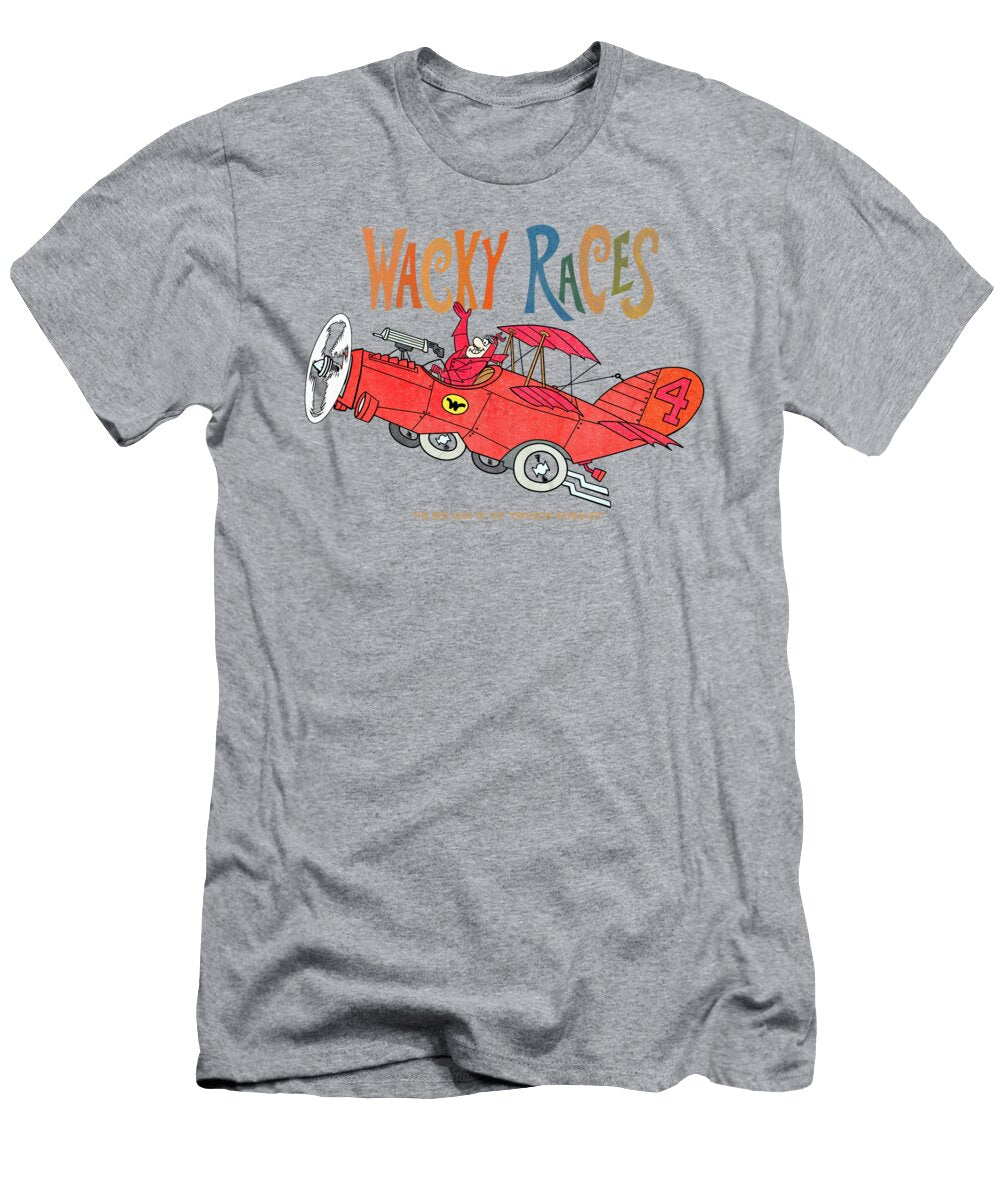 60s Wacky Races Cartoon the Red Max in the Crimson Haybailer Glen Evans T-Shirt