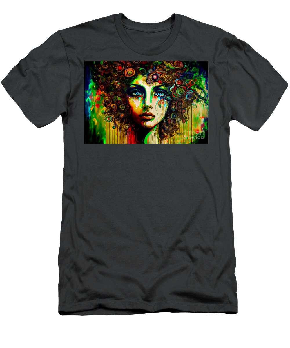 7 Angelic Spiritual Realism Nature Gustav By Asar Studios Celestial Images T-Shirt