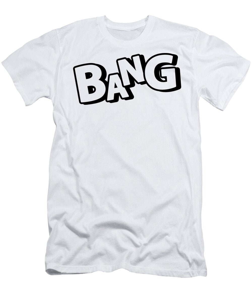 7 Bang Comic Word Print on Demand T-Shirt