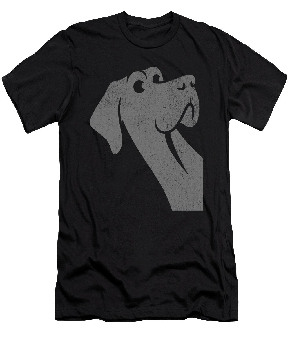 7 Goofy Giant Adorable Large Gentle Dog Lover Dane Natalie Lidford T-Shirt