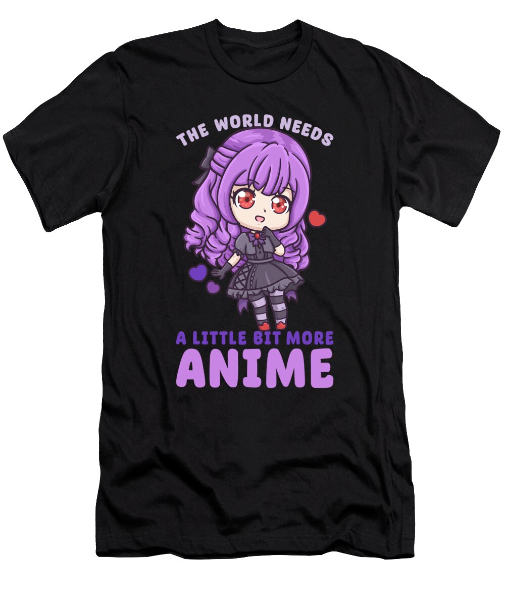 7 the World Needs a Little Bit More Anime I Kawaii Bi Nutz T-Shirt