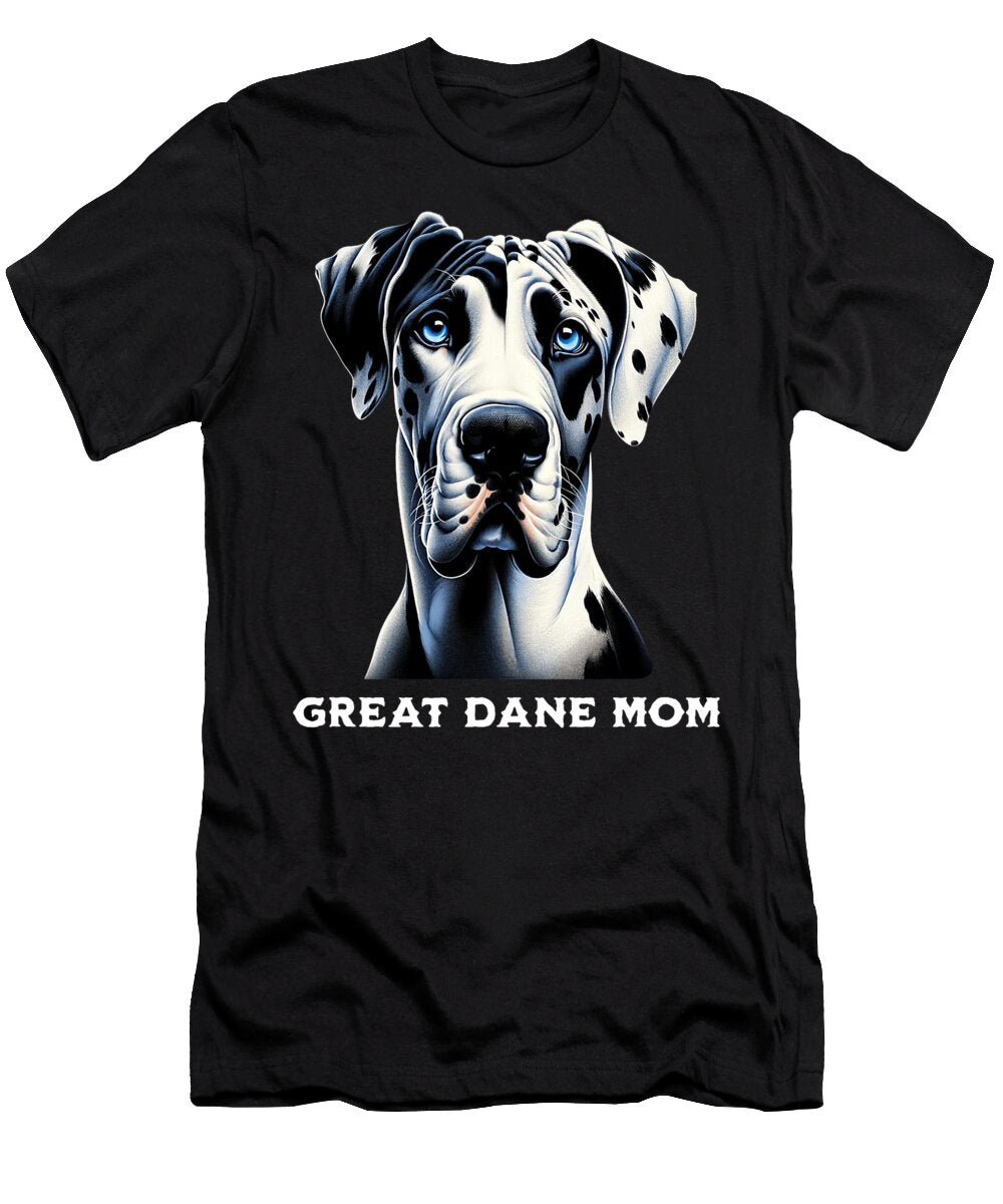 8 Goofy Giant Adorable Large Gentle Dog Lover Dane Natalie Lidford T-Shirt