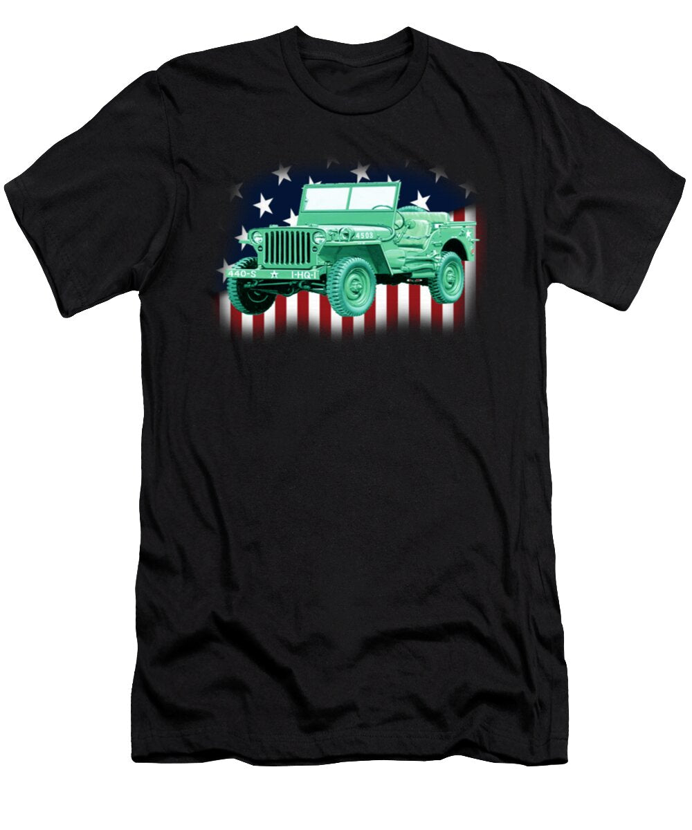 8 Jeep American Flag Tinh Tran Le Thanh T-Shirt