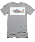 8 North American T Harvard Aj G Bjst Wacky Wabbit Raf Desert Airforce War Planes in Watercolor Ca By a Celestial Images T-Shirt