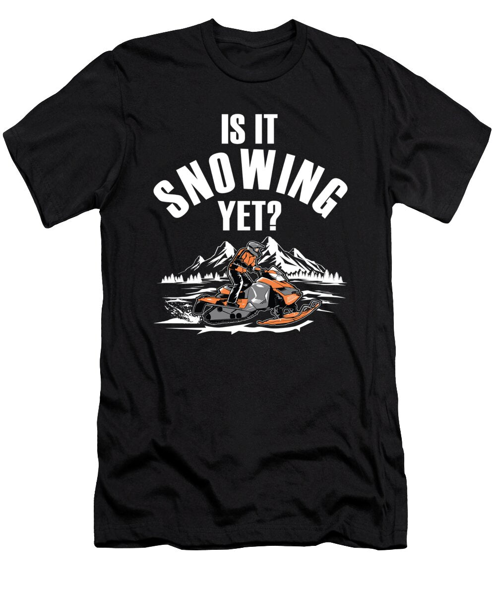 8 Snowmobile Snow Machine Crazy Squirrel T-Shirt