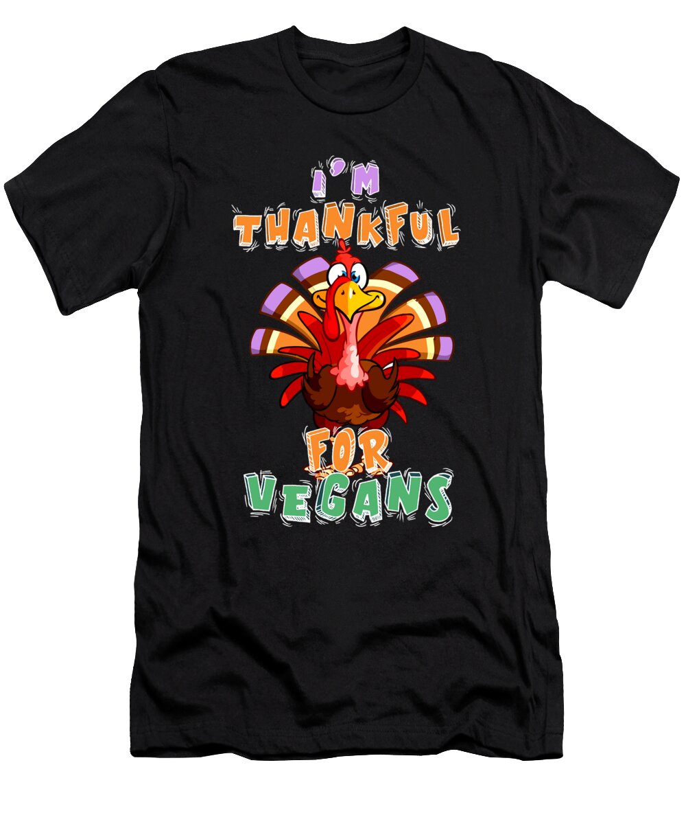 8 Thanksgiving Day Turkey Gift for Fall Holiday Dark Nikita Goel T-Shirt