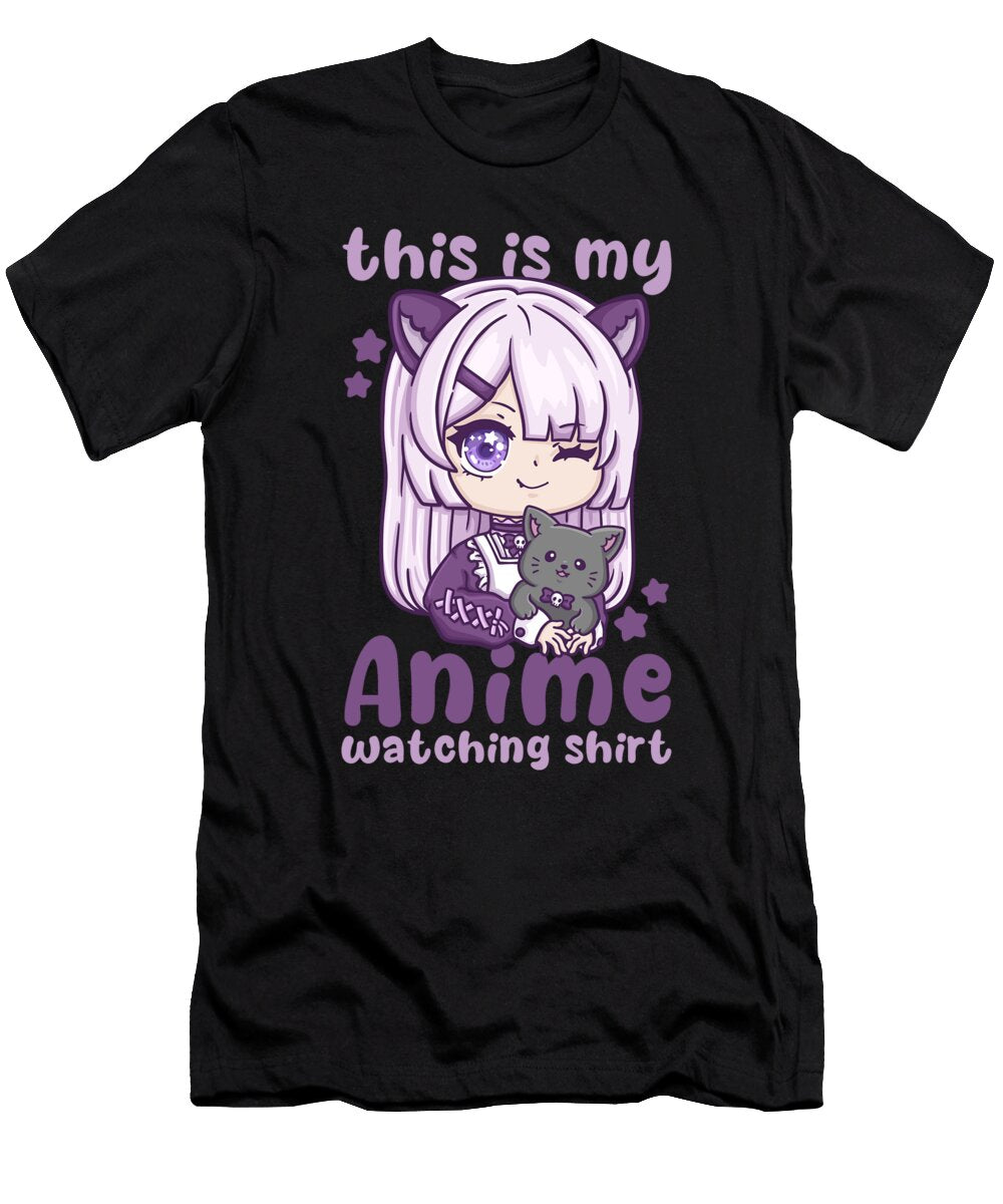 8 This Is My Anime Watching I Kawaii Otaku Bi Nutz T-Shirt