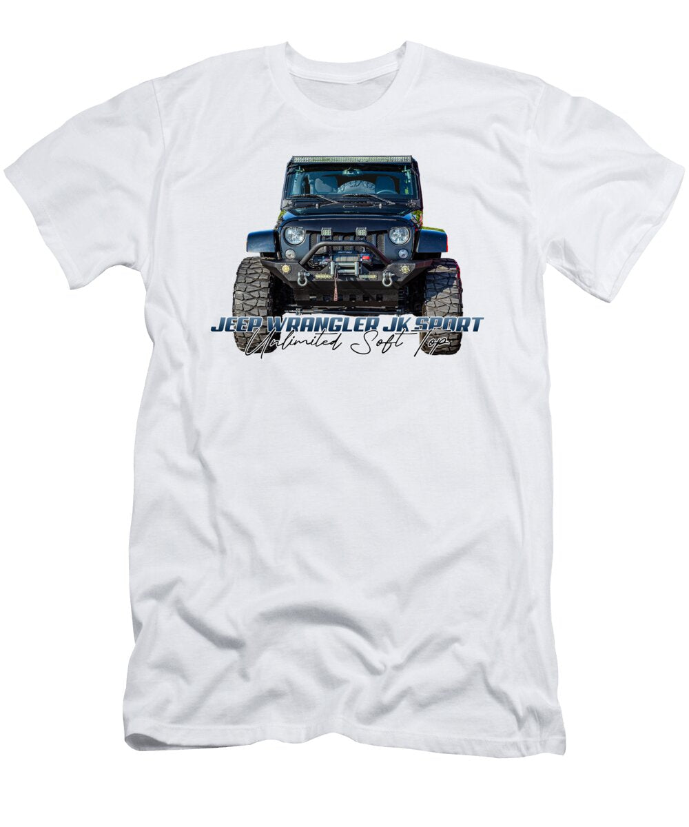 9 Jeep Wrangler Jk Sport Unlimited Soft Top Gestalt Imagery T-Shirt